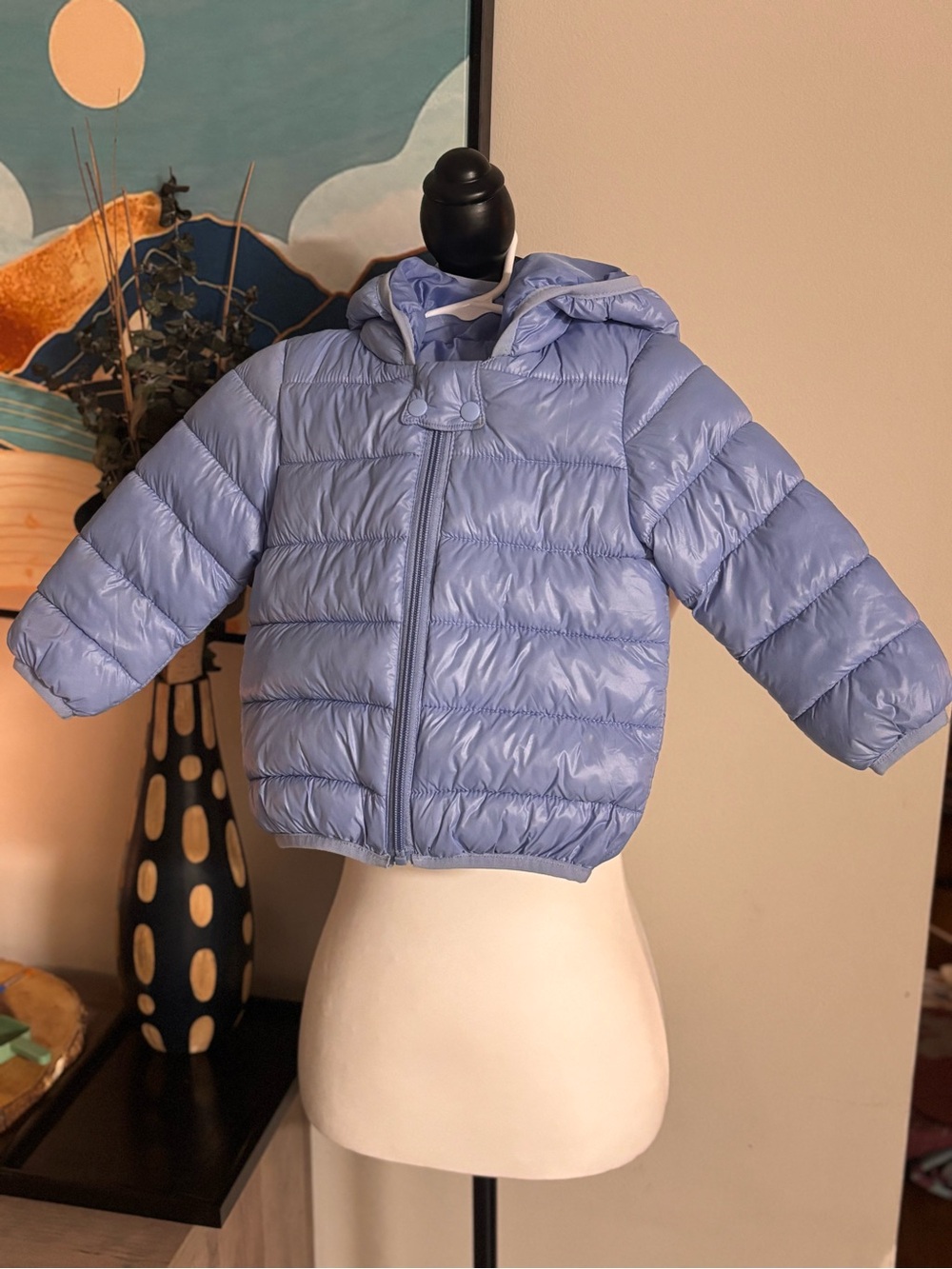 Infant Puffer Teddy Jacket